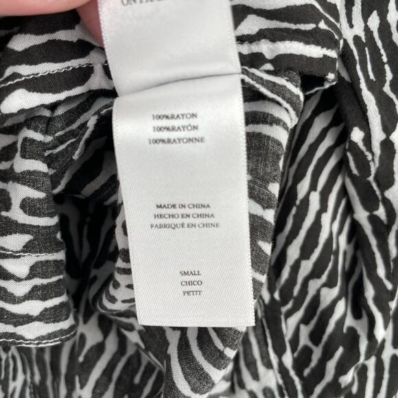 Rails Long Sleeve Semi Sheer Nila Button Up Shirt Women's Small Onyx Batik Print - Picture 6 of 8